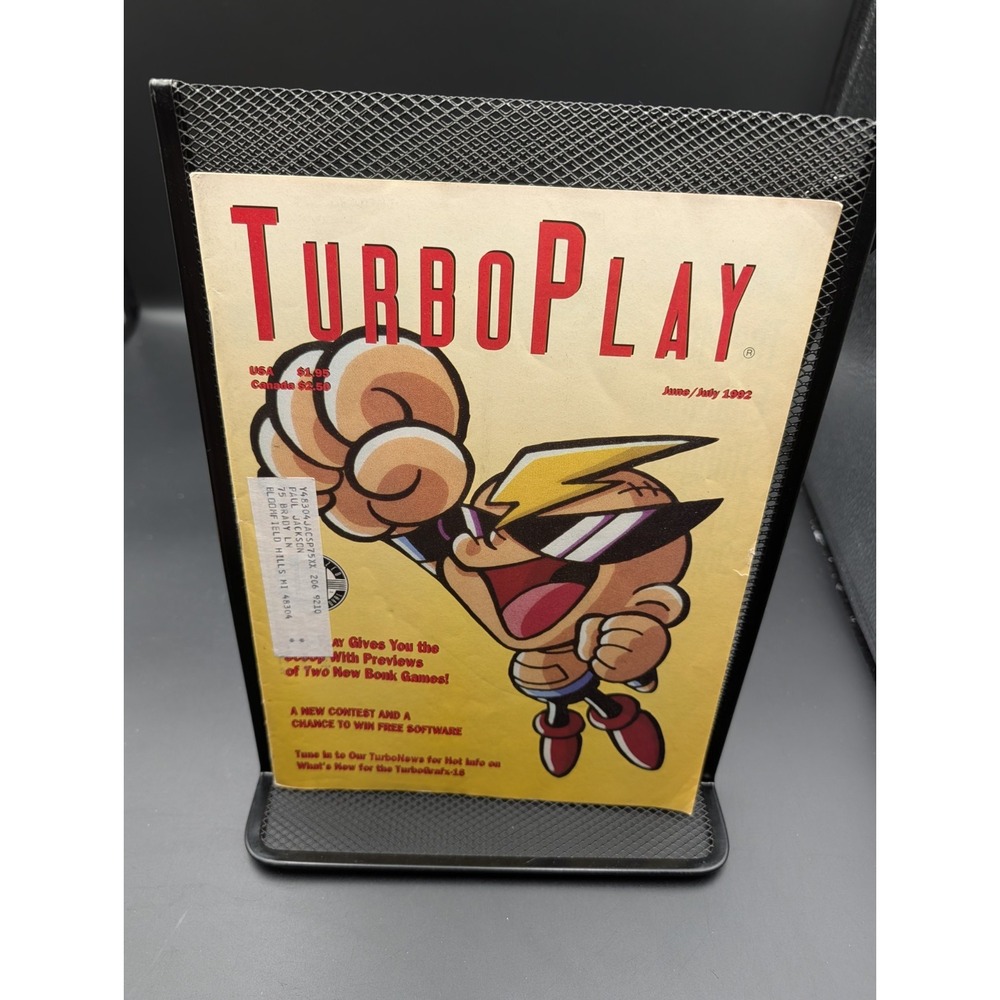 TurboPlay Magazine Issue 13 (June/July 1992) TurboDuo TurboGrafx-16 CD